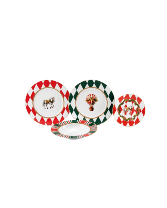 Servizio piatti 18pz CIRCUS - Fade Maison