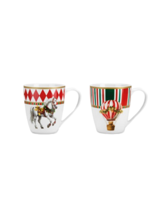 Set 2 mug circus ml320 - Fade Maison