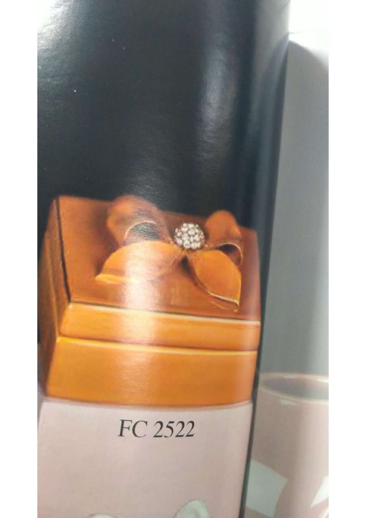 Scatola con fiocco e strass - Dea Capodimonte
