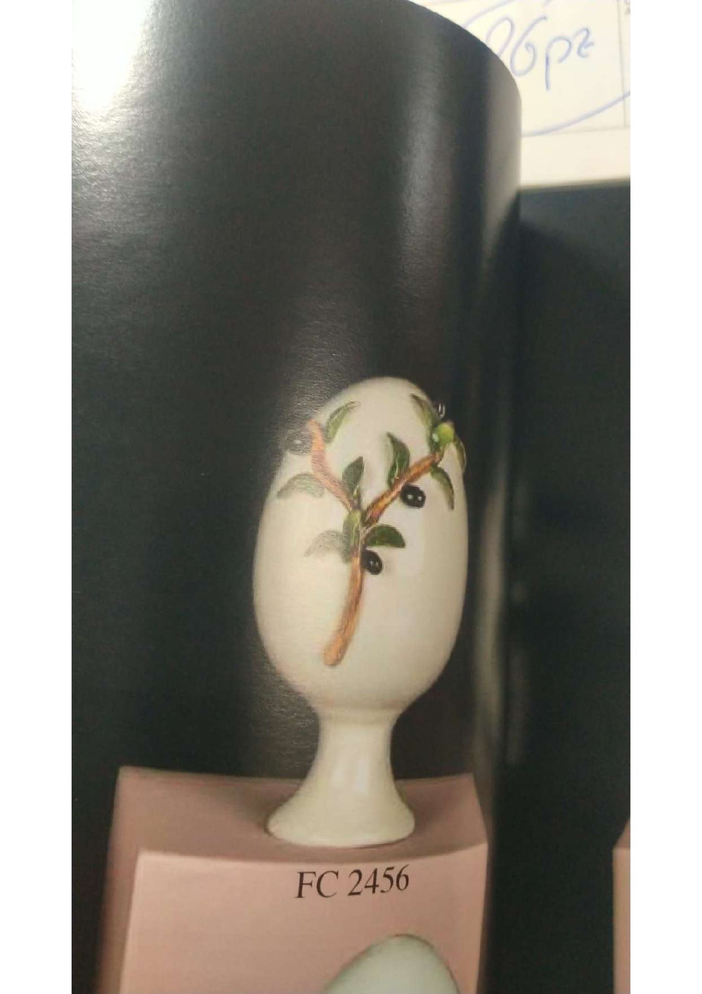 Uovo pasquale con ulivo - Dea Capodimonte