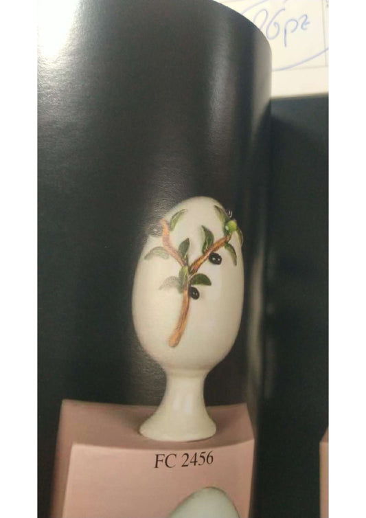 Uovo pasquale con ulivo - Dea Capodimonte