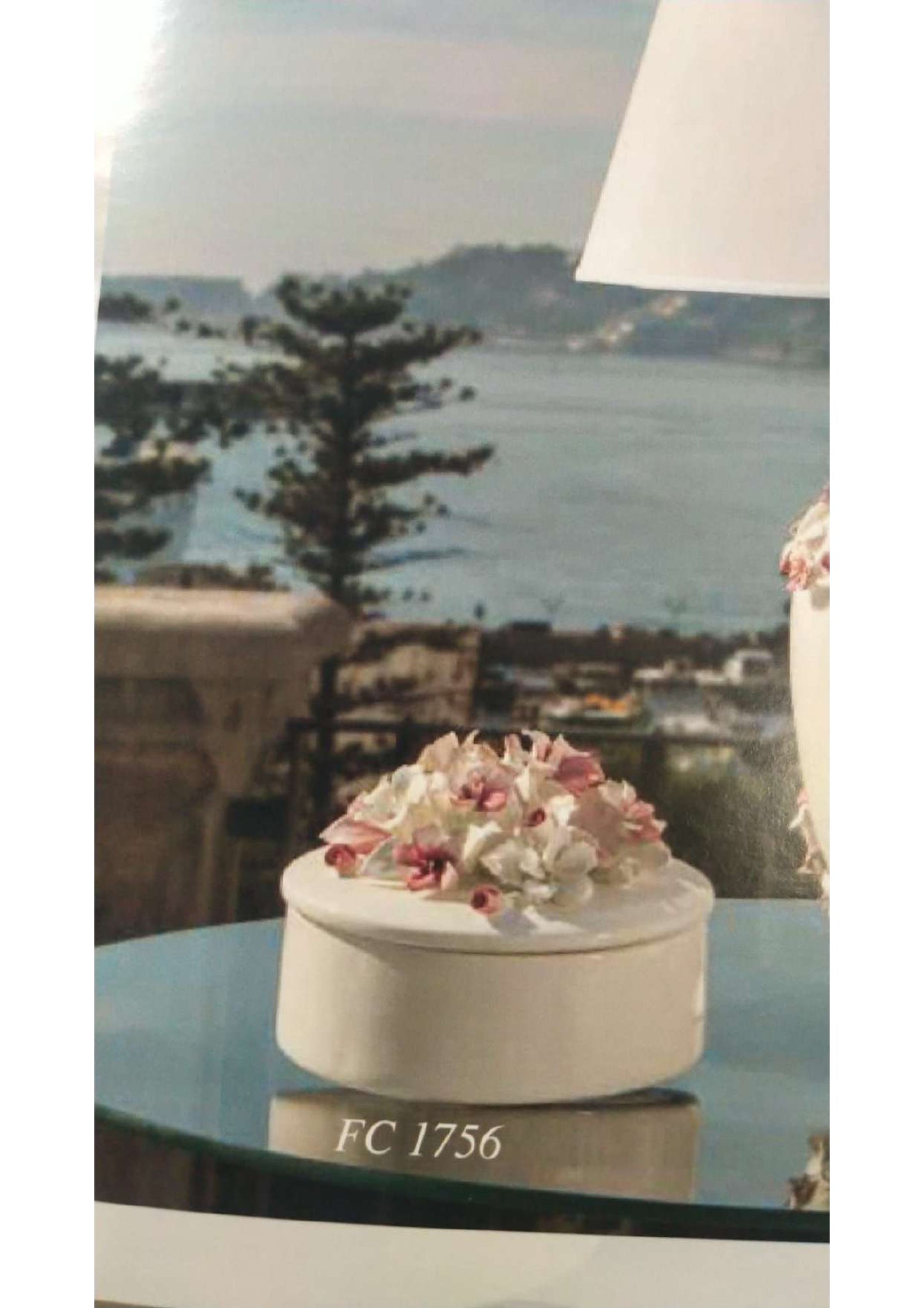 Scatola grande con fiori - Dea Capodimonte