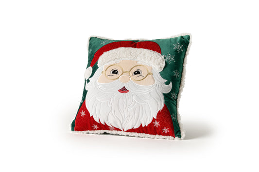 Cuscino quadrato 40x40cm babbo natale - Fiori di Lena