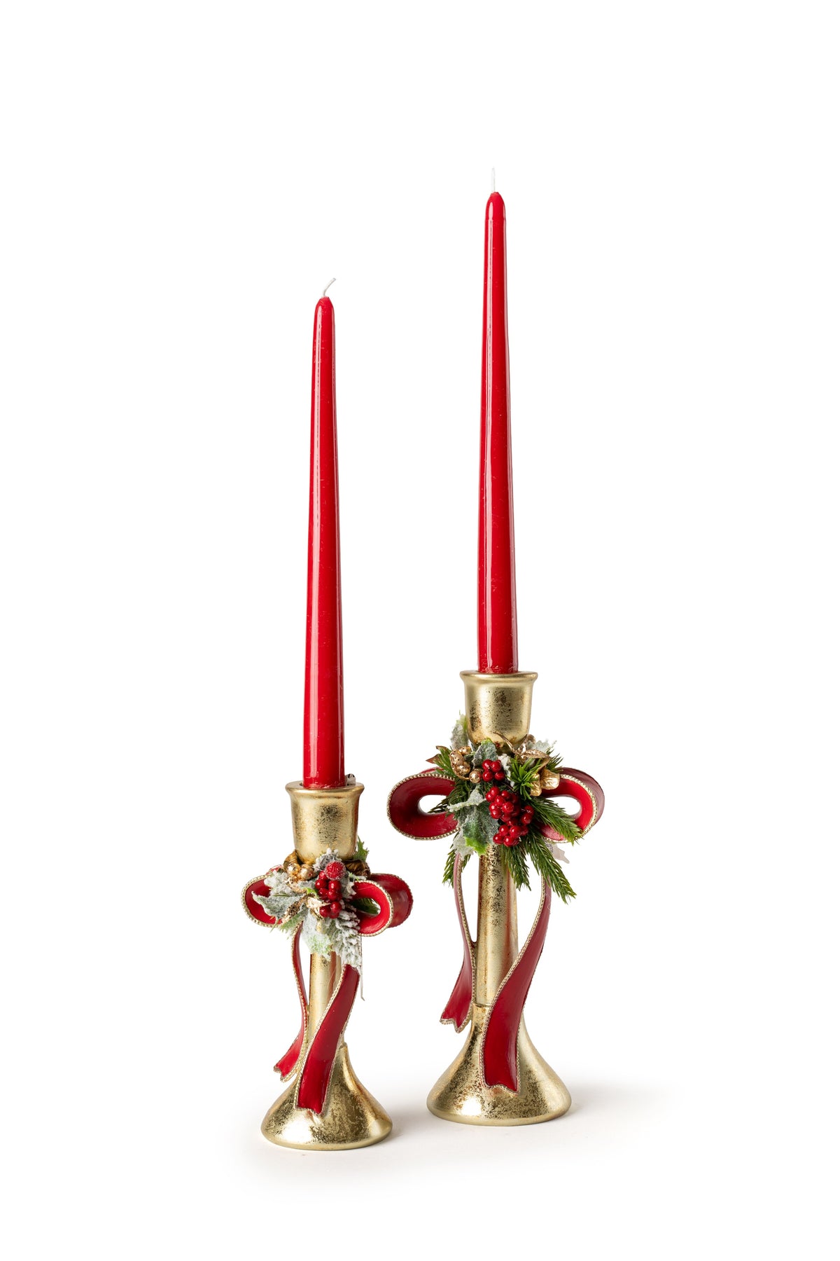 Candeliere fiocco in resina  - Fiori di Lena