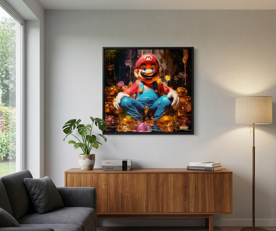 Quadro Super Mario - Macrì