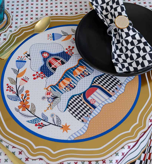 Sottopiatto set 2 casetta - Vesta Design