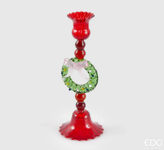 Porta candela ghirlanda h22 - Enzo De Gasperi