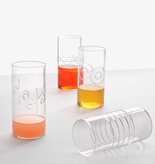 Linea deco long drink 6 pezzi assortiti - Ichendorf