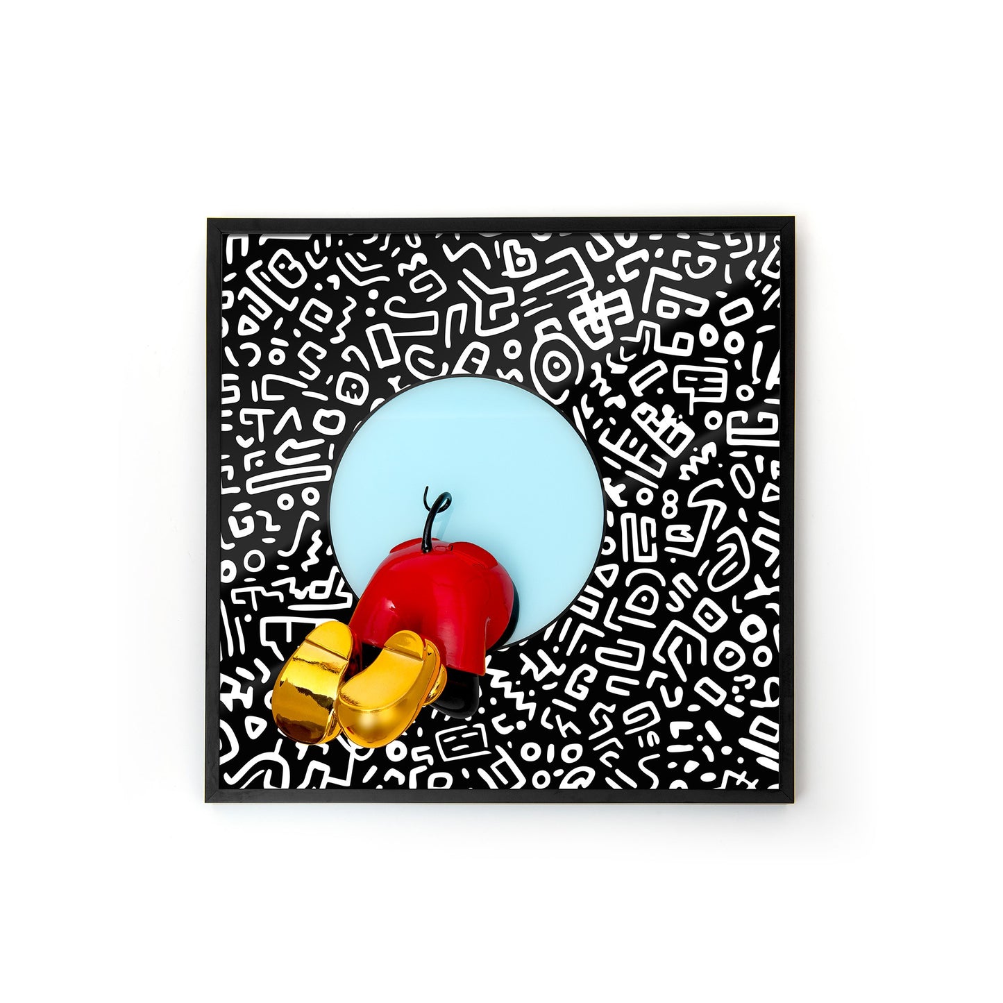 Quadro topofthepops 40x40 b&w - Sequenze