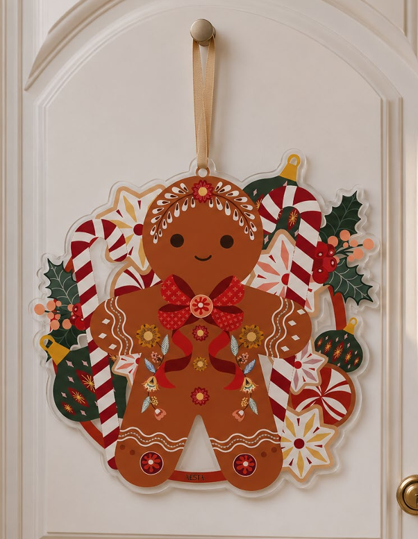 Ghirlanda natalizia Mr Ginger - Vesta Design