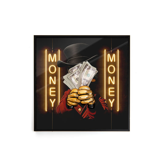 Quadro dream big money money 40x40 - Sequenze