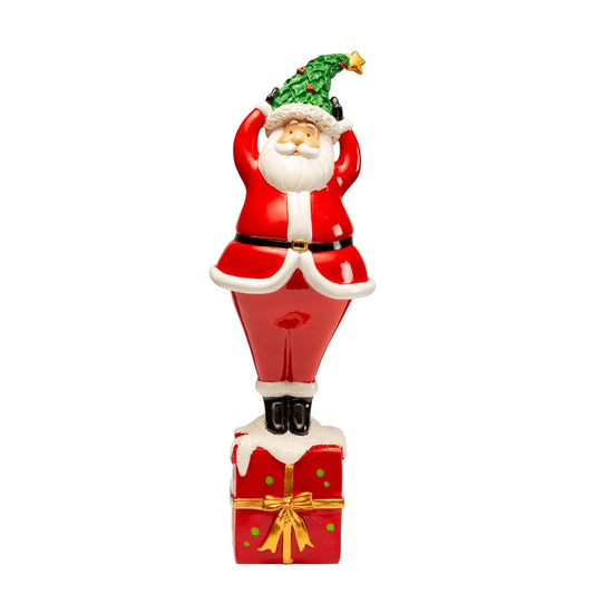 Babbo natale su pacco 36cm - Palais Royal