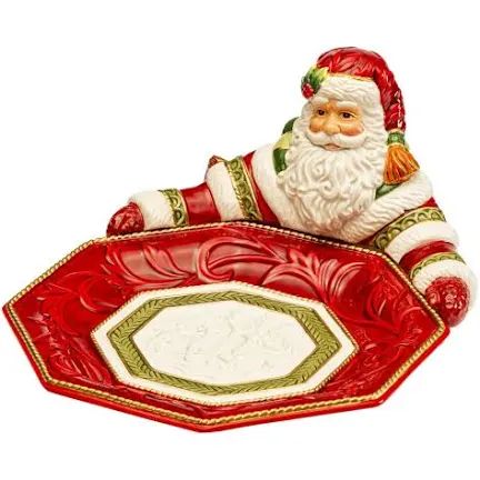 Piatto decorativo babbo natale