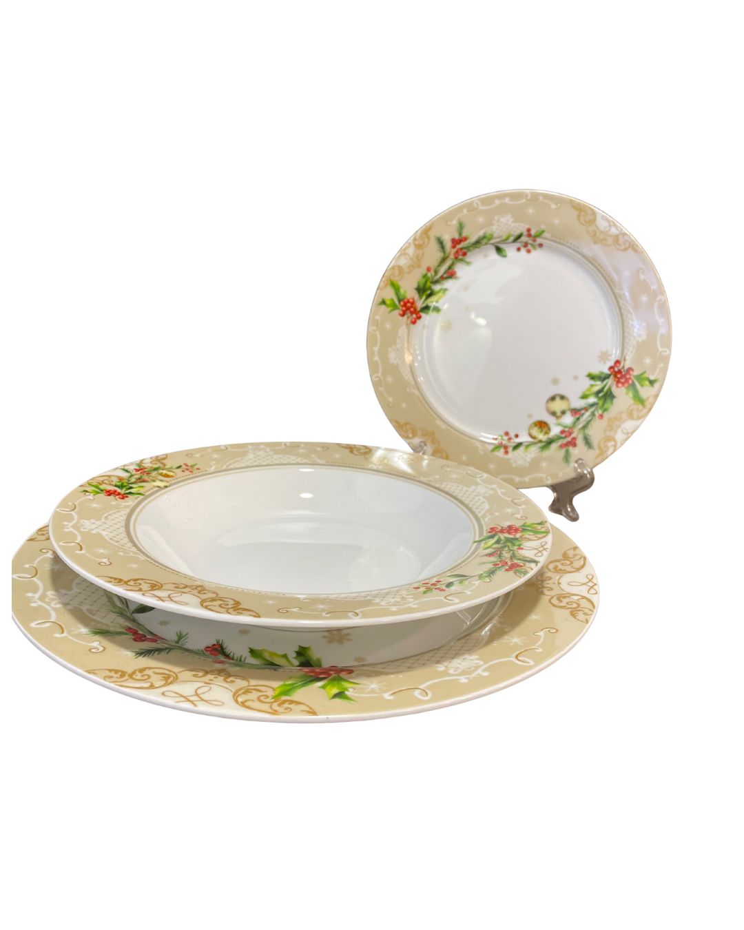 Piatti agrifoglio Fade Maison
