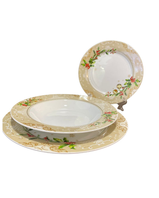 Piatti agrifoglio Fade Maison