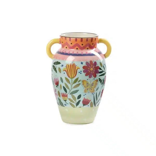 Vaso rosa fantasia floreale Mexico - Fade Maison