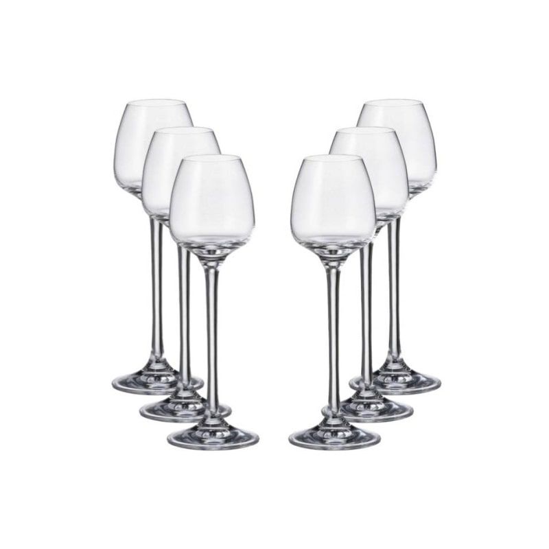 Set 6 bicchieri liquore Bohemia - Anser