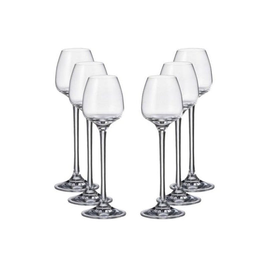 Set 6 bicchieri liquore Bohemia - Anser