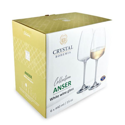Set 6 calici vino Bohemia - Anser