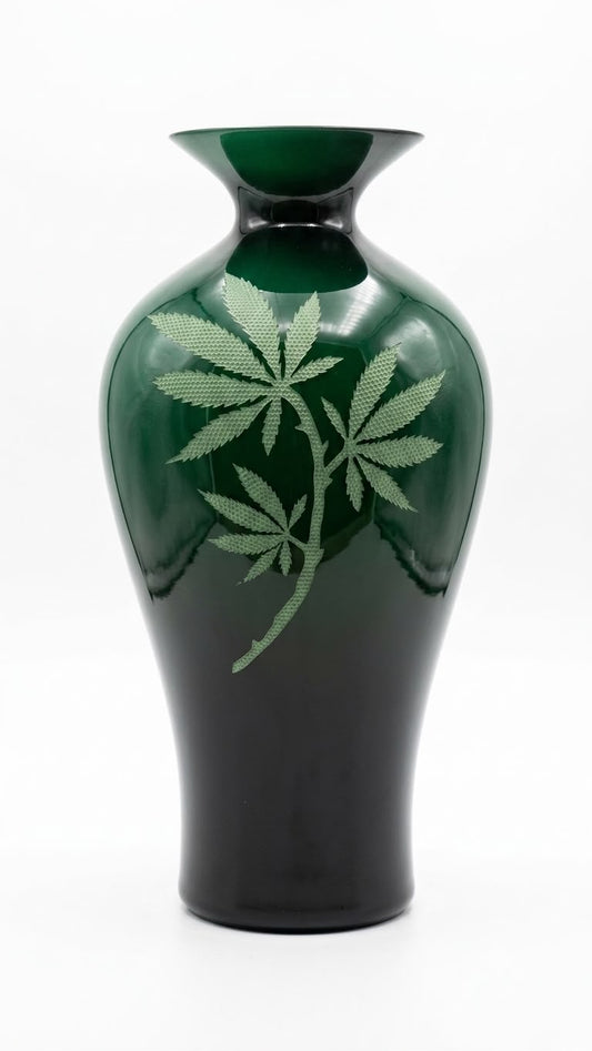 Vaso Anfora verde - Onlylux