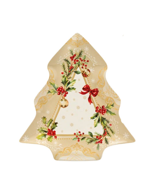 Agrifoglio vassoio albero cm30x28 - Fade Maison