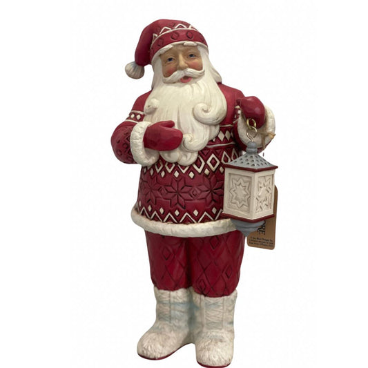 Babbo natale con lanterna - Jim Shore