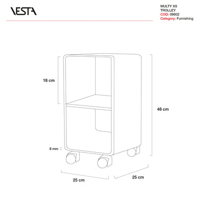 CARRELLO VEGA MULTY XS | VESTA