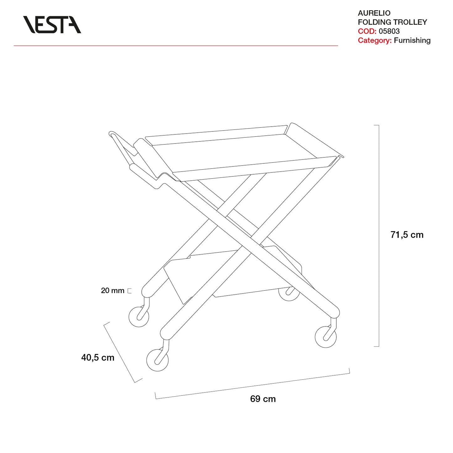 CARRELLO AURELIO | VESTA