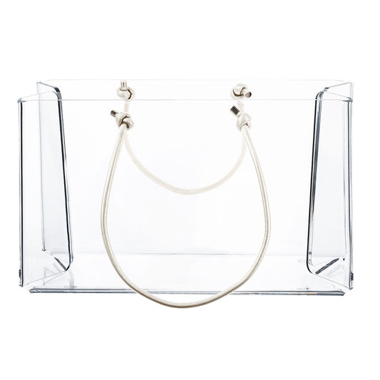Contenitore porta oggetti Charlotte trasparente - Vesta Design