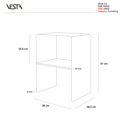 COMODINO VEGA 2.0 | VESTA