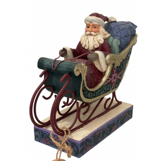 Babbo natale slitta - Jim Shore