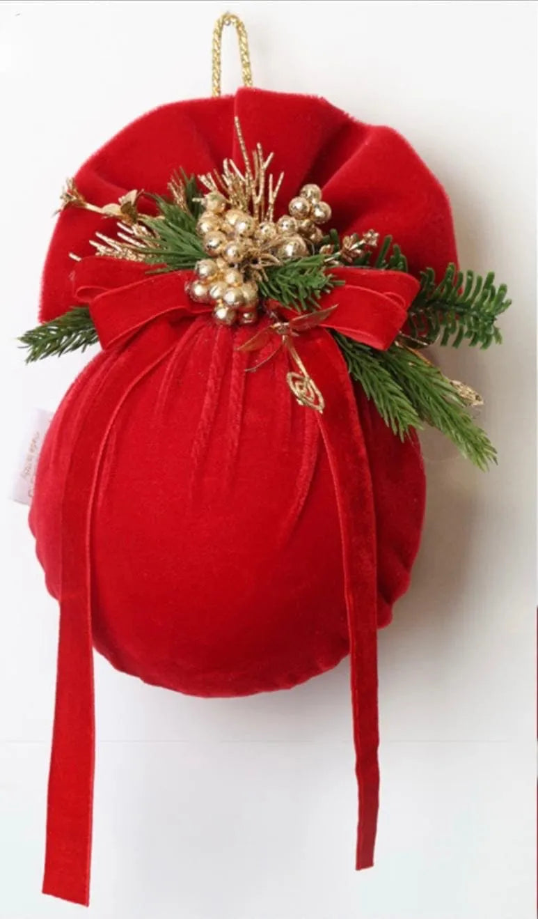 Palla in velluto con decorazione - Fiori di Lena