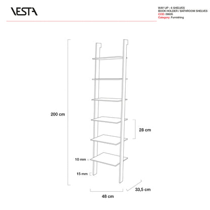 WAY UP LARGE LIBRERIA 6 RIPIANI | VESTA