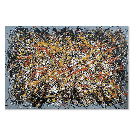 Quadro Omaggio a Pollock 150x100 - Agave