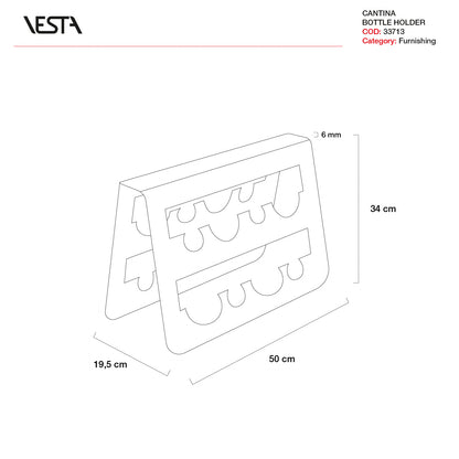 PORTABOTTIGLIE CANTINA | VESTA