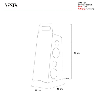 PORTABOTTIGLIE WINE NOT | VESTA