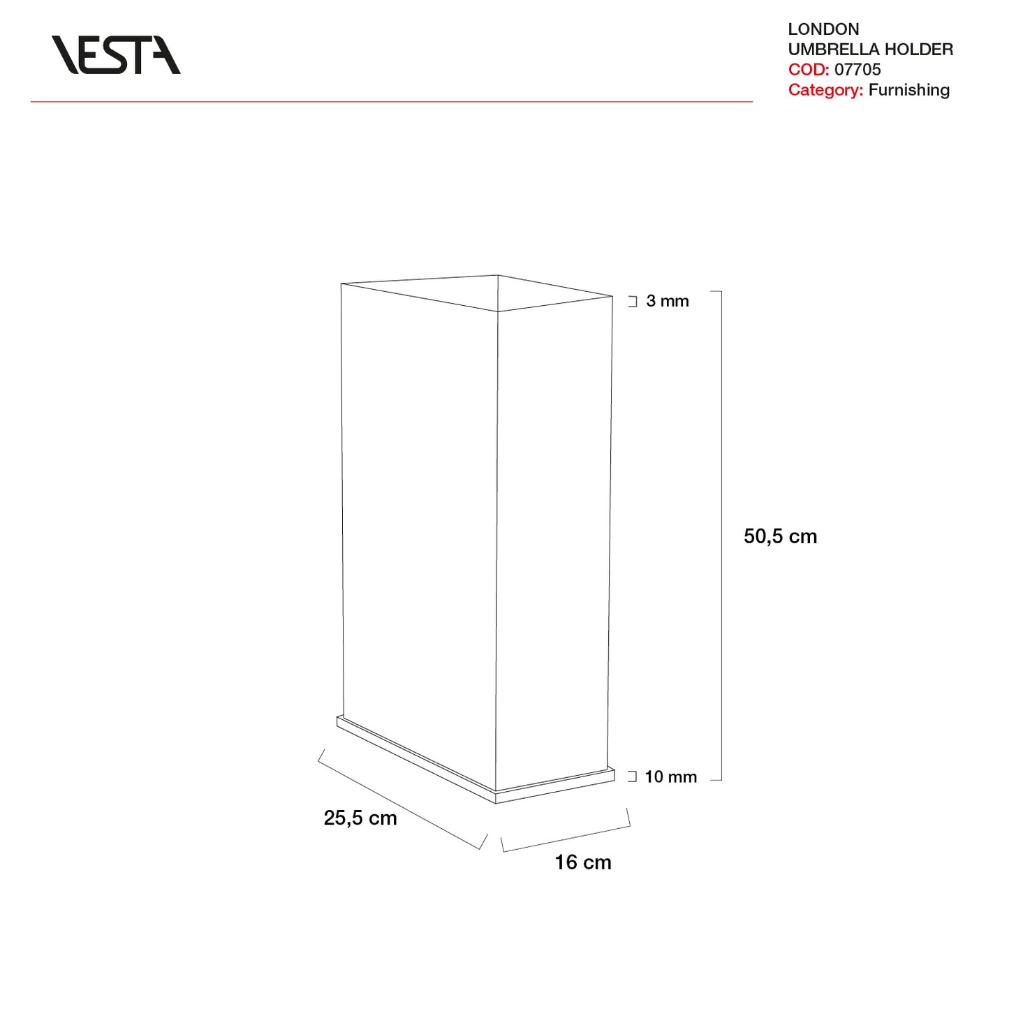 PORTAOMBRELLI LONDON | VESTA