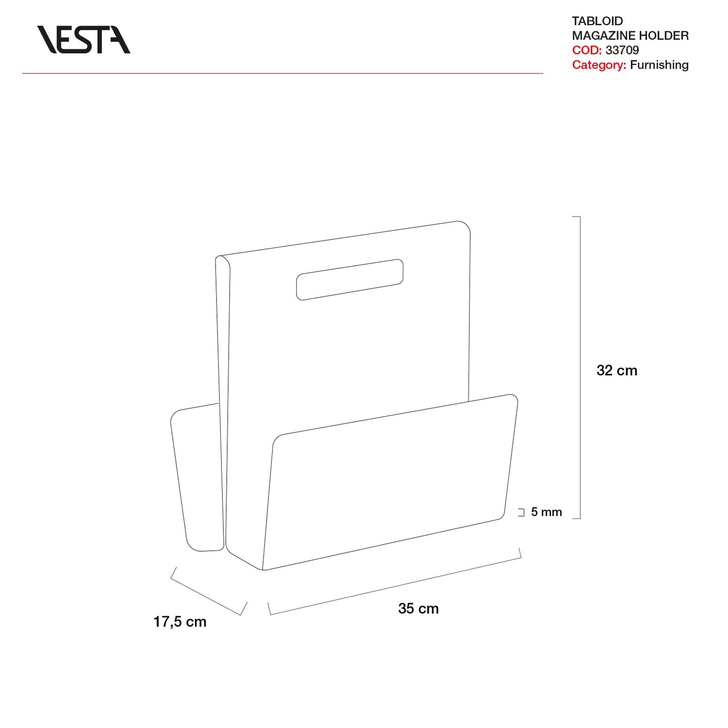 PORTARIVISTE TABLOID | VESTA