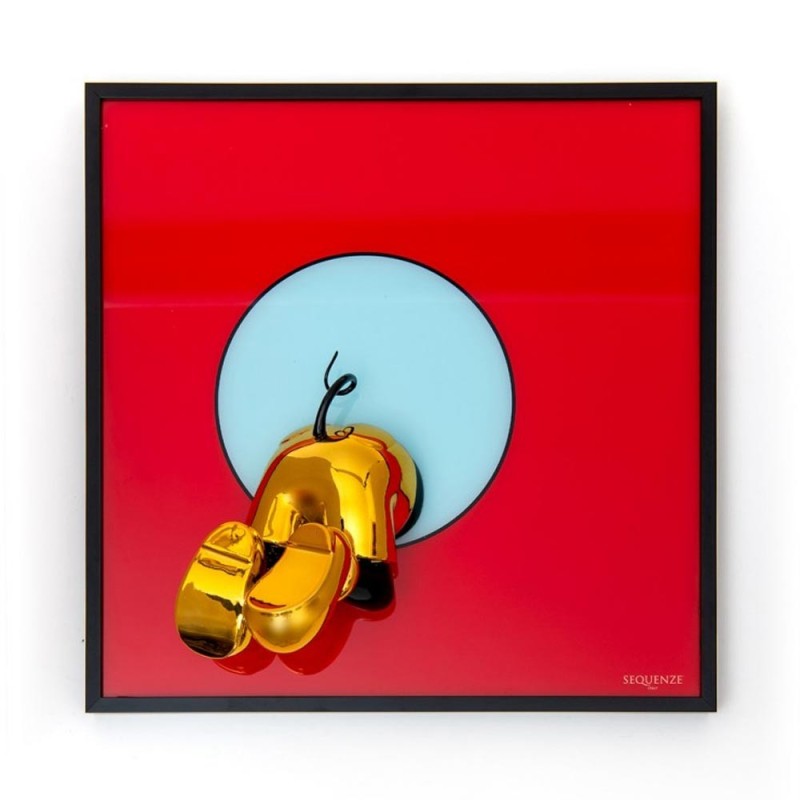 Quadro topofthepops  oro-rosso 40x40 - Sequenze