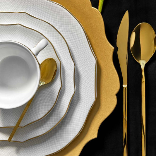 Servizio piatto Roi 54 pezzi - Fade Maison