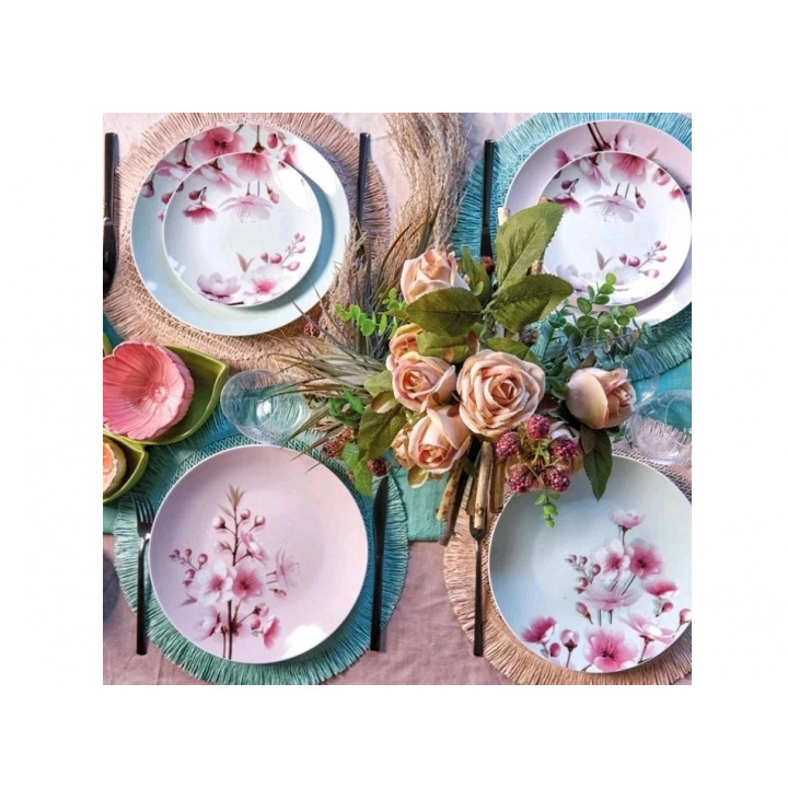 Set tavola 12 persone + tazzine Spring - Fade Maison