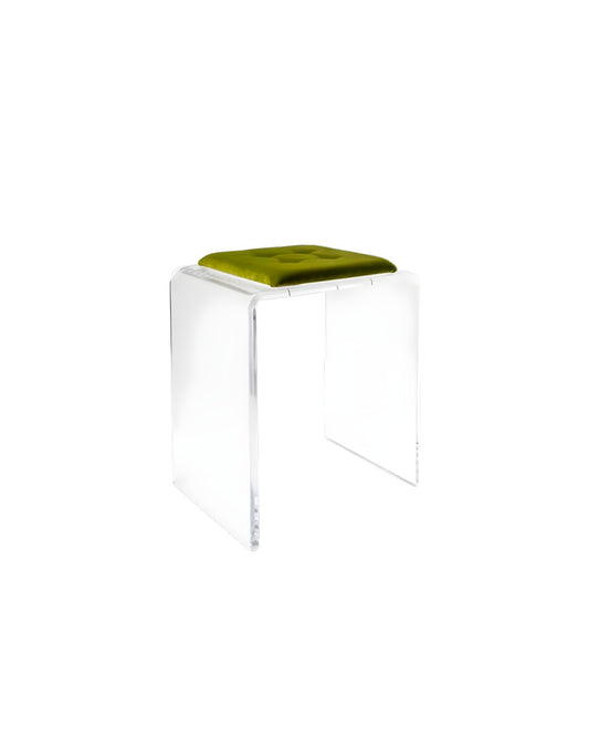Sgabello jaco con seduta in velluto - Vesta Design