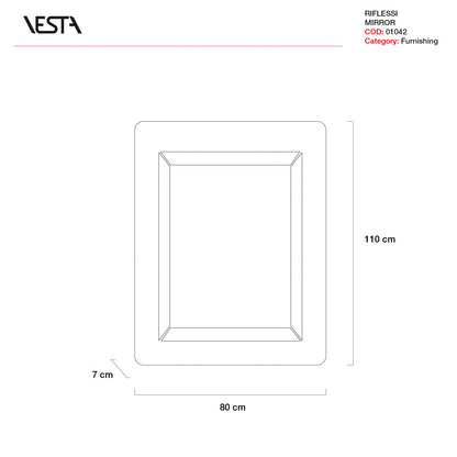 SPECCHIO RIFLESSI ICE | VESTA