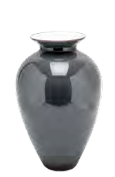 Vaso linea idria finitura translucida london grey - Sequenze