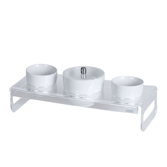 Vassoio con 2 tazzine e zuccheriera - Vesta Design