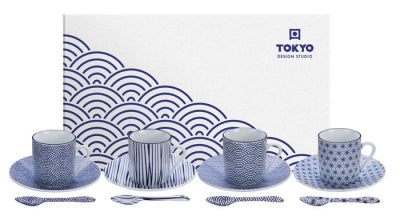 Tazze Caffè con piattino, 12pz | Tokyo Design