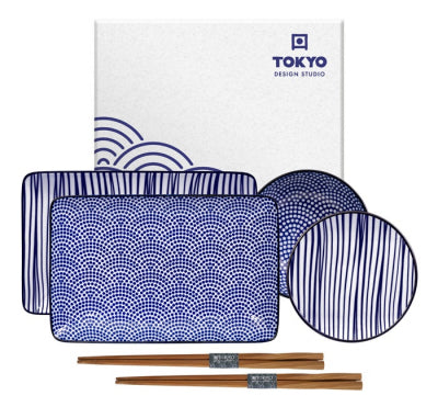 Tokyo Design Nippon blue Set Regalo 6 pz.